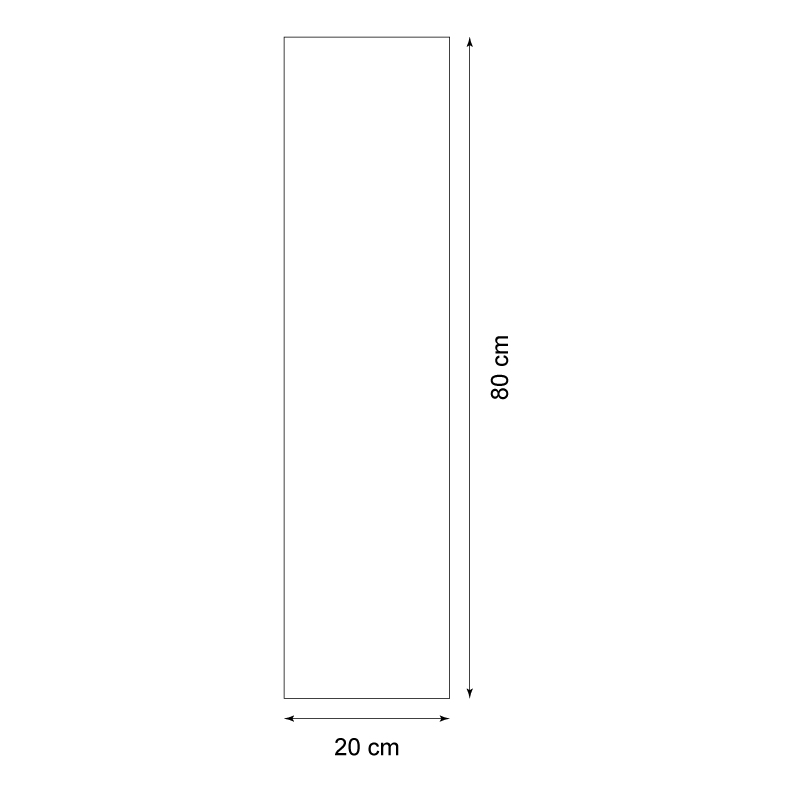 sagoma-20x80